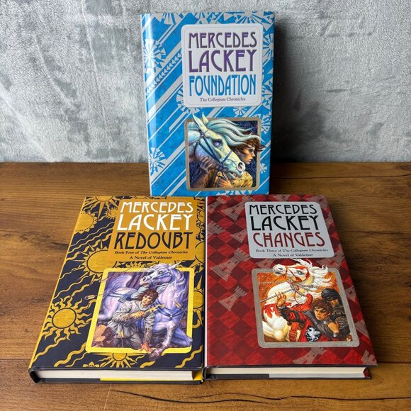 Mercedes Lackey 3 Books Collegium Chronicles Hardcovers HBDJ Foundation Redoubt - Picture 1 of 7